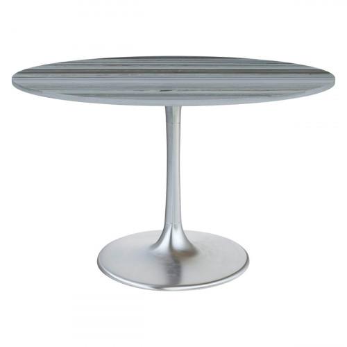 ZUO Star City Dining Table - Gray, 48"D