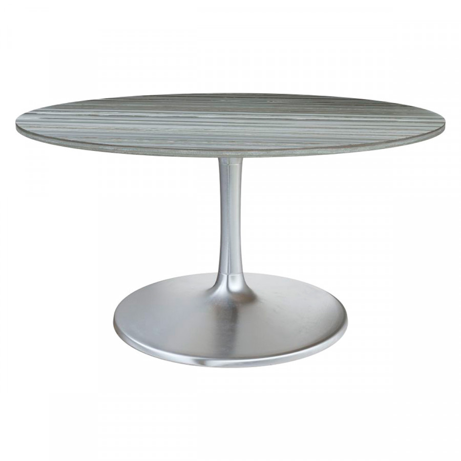 ZUO Star City Dining Table - Gray, 60"D