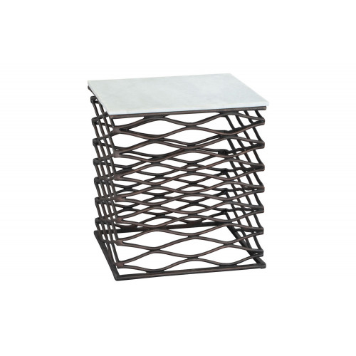 ZUO - Duke Side Table in White