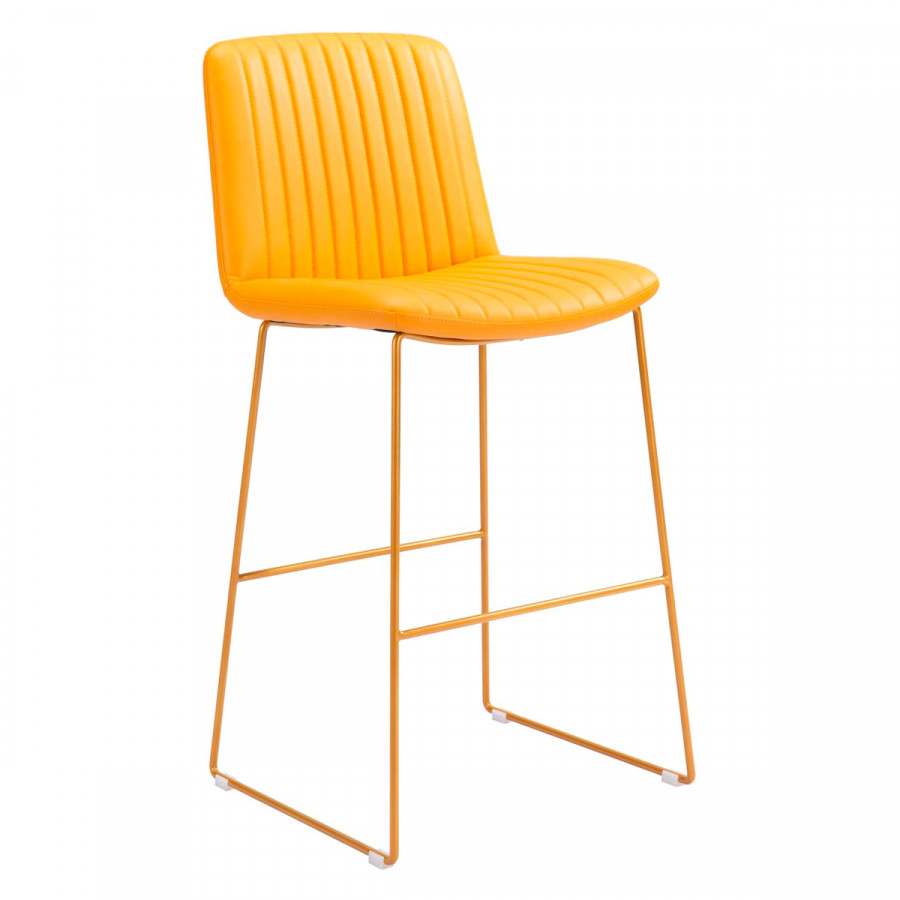 ZUO Mode Bar Chair - Yellow