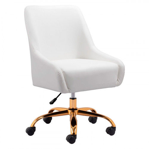 ZUO Madelaine Office Chair - White