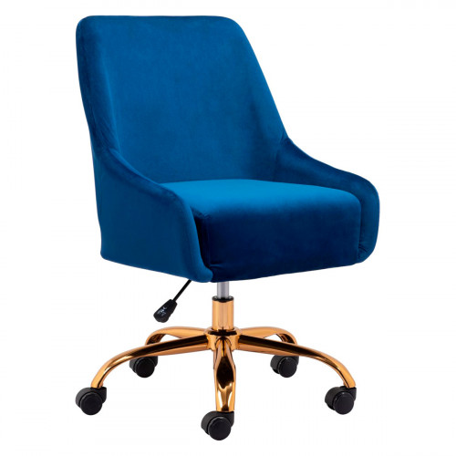 ZUO Madelaine Office Chair - Navy