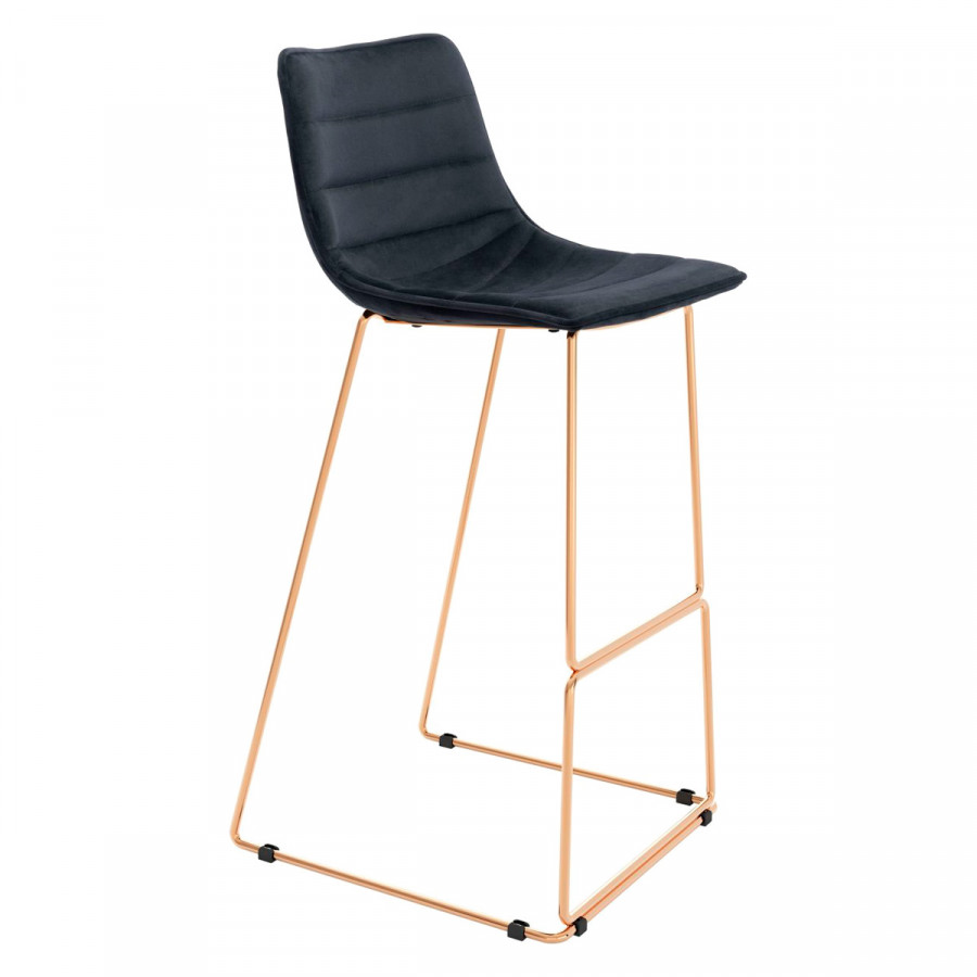 ZUO Adele Bar Chair - Black