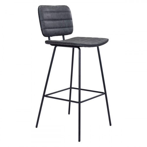 ZUO - Boston Bar Chair in Vintage Black