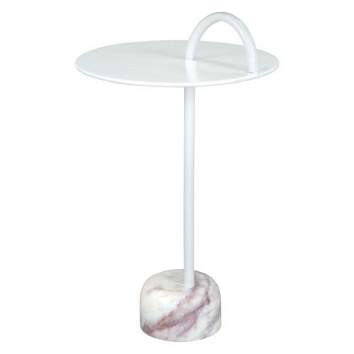 ZUO - Will Side Table in White, 25"H