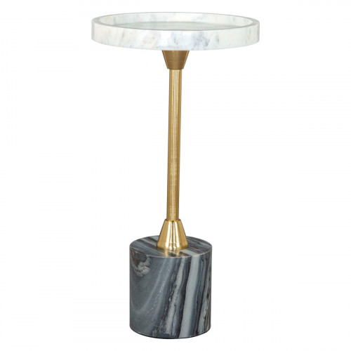 ZUO - Johan Side Table in White, 22"H