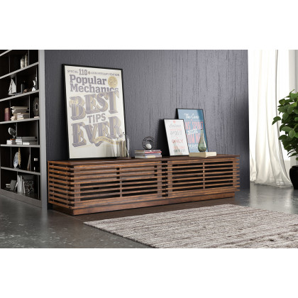 ZUO Linea Wide Entertainment Sd - Walnut