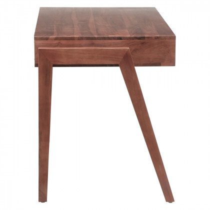 ZUO - Linea Desk in Brown/White