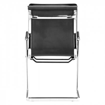 ZUO Lider Plus Conference Chair (Set Of 2) - Black/Silver