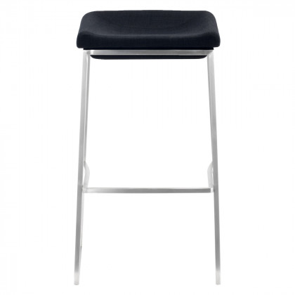 ZUO - Lids Barstool (Set Of 2) in Dark Gray/Silver