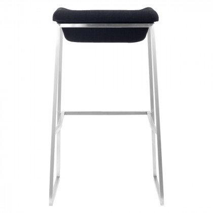 ZUO - Lids Barstool (Set Of 2) in Dark Gray/Silver
