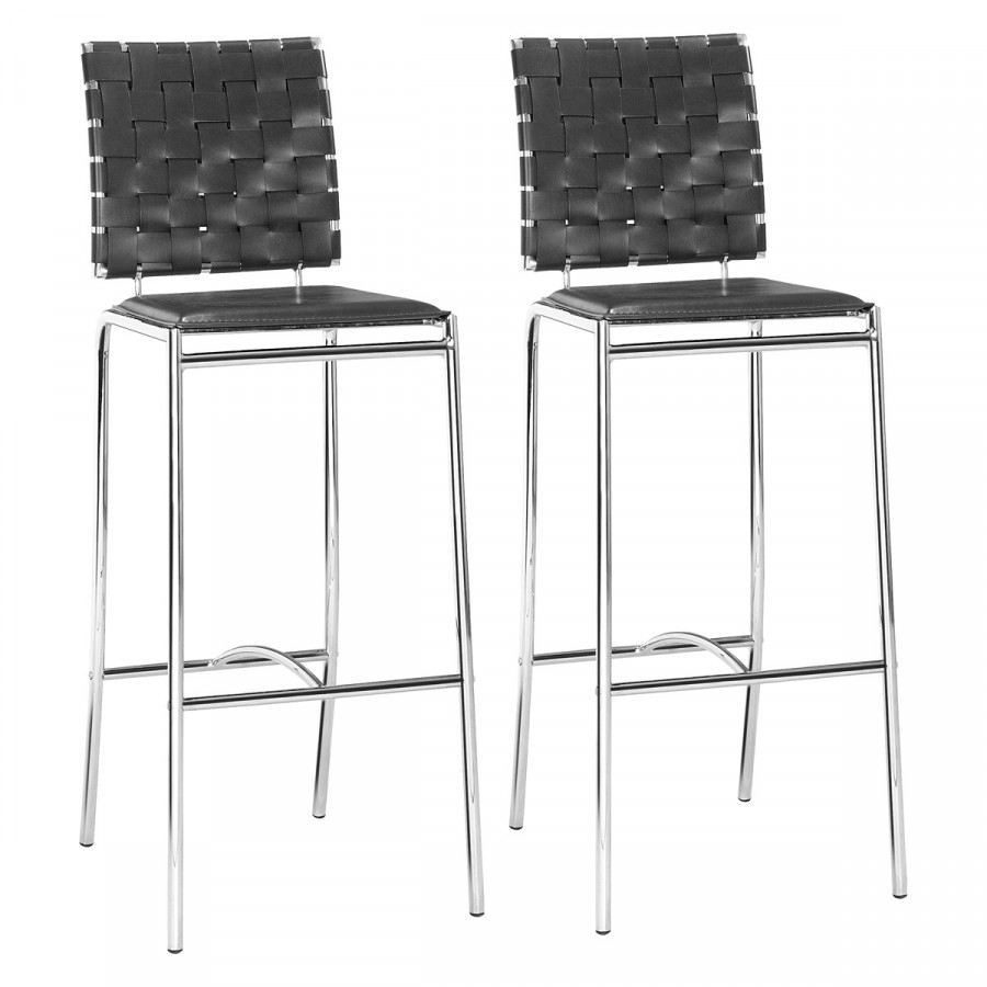 ZUO - Criss Cross Bar Chair (Set Of 2)