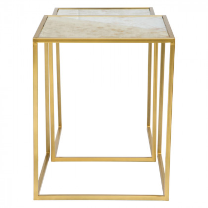 ZUO - Calais Nesting Table in Gold/Mirror