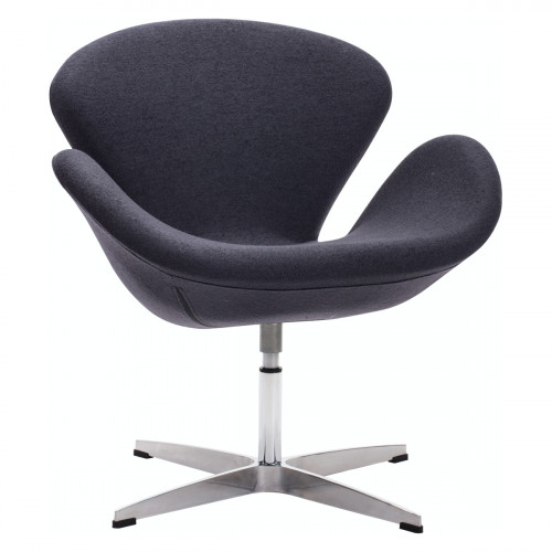 ZUO Pori Occasional Chair - Gray/Silver