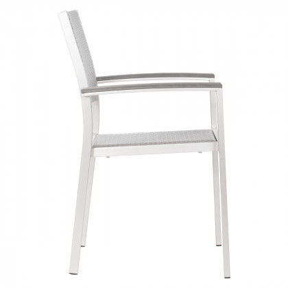ZUO Metropolitan Arm Chair (Set Of 2) - Silver