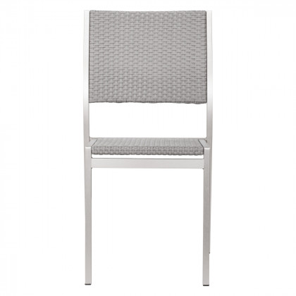 ZUO Metropolitan Armless Chair (Set Of 2) - Silver