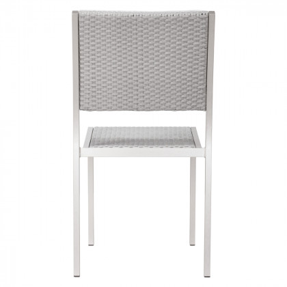 ZUO Metropolitan Armless Chair (Set Of 2) - Silver