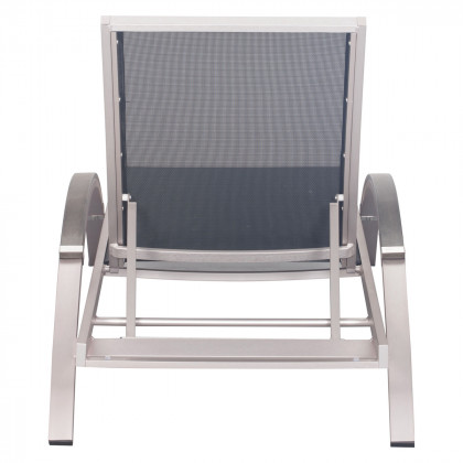 ZUO - Metropolitan Chaise Lounge (Set Of 2) in Silver