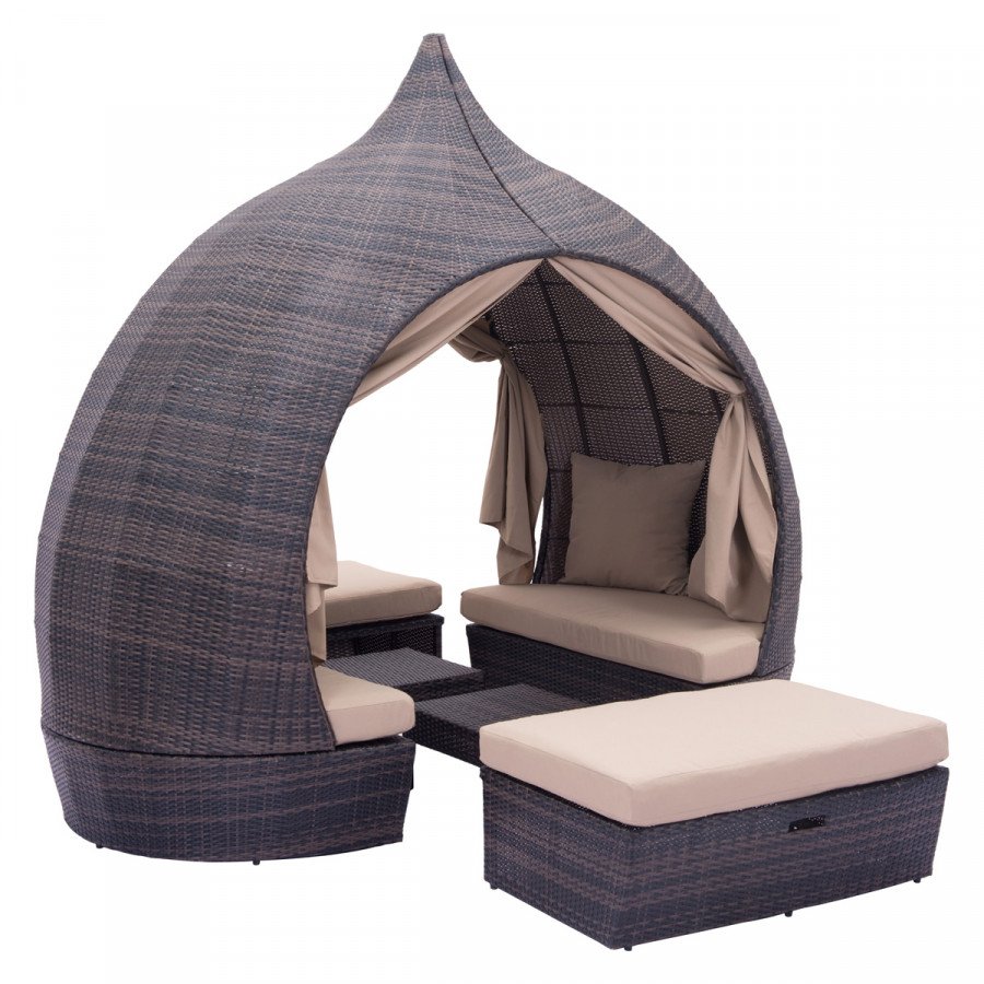 ZUO - Majorca Daybed in Brown/Beige