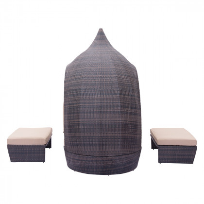 ZUO - Majorca Daybed in Brown/Beige