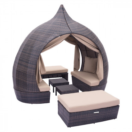 ZUO - Majorca Daybed in Brown/Beige