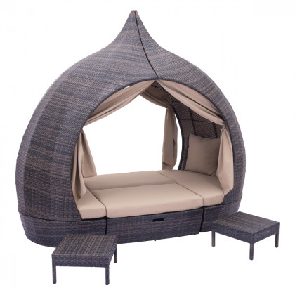 ZUO - Majorca Daybed in Brown/Beige