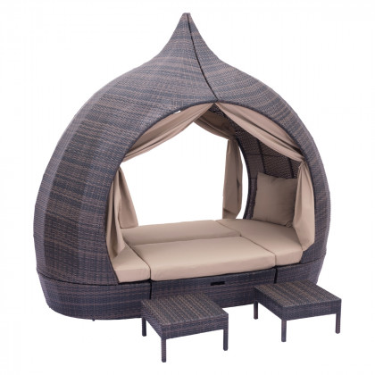 ZUO - Majorca Daybed in Brown/Beige