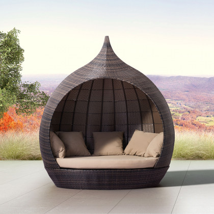 ZUO - Martinique Beach Daybed in Brown/Beige