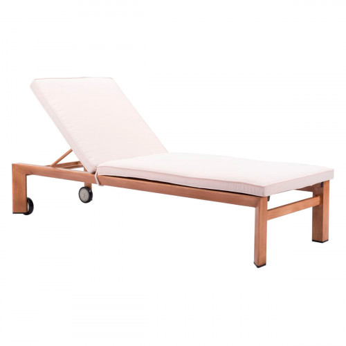 ZUO - Cozumel Lounge Chair in Beige