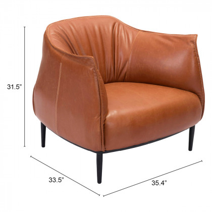 ZUO Julian Accent Chair - Coffee