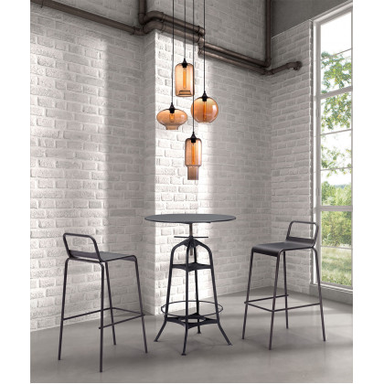 ZUO - Lambie Ceiling Lamp in Rust/Amber