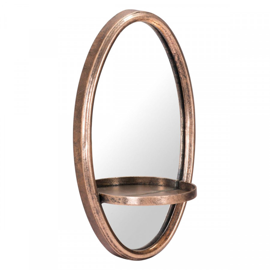 ZUO - Petite Ogee Shelf Mirror in Gold
