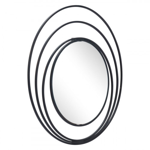 ZUO - Luna Round Mirror in Black