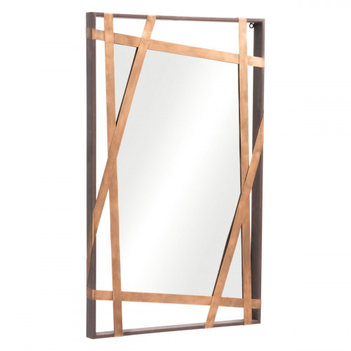 ZUO - Tolix Mirror in Antique Gold