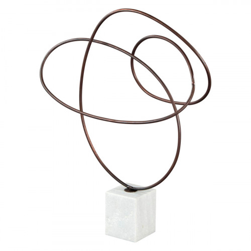ZUO - Spin Table Art in Bronze