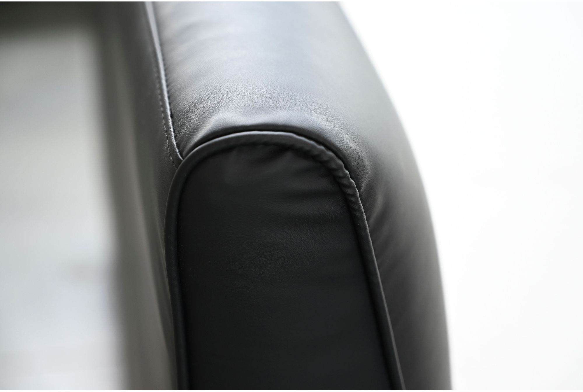 Mobital Noah Upholstered King Size Bed - Black, Leatherette