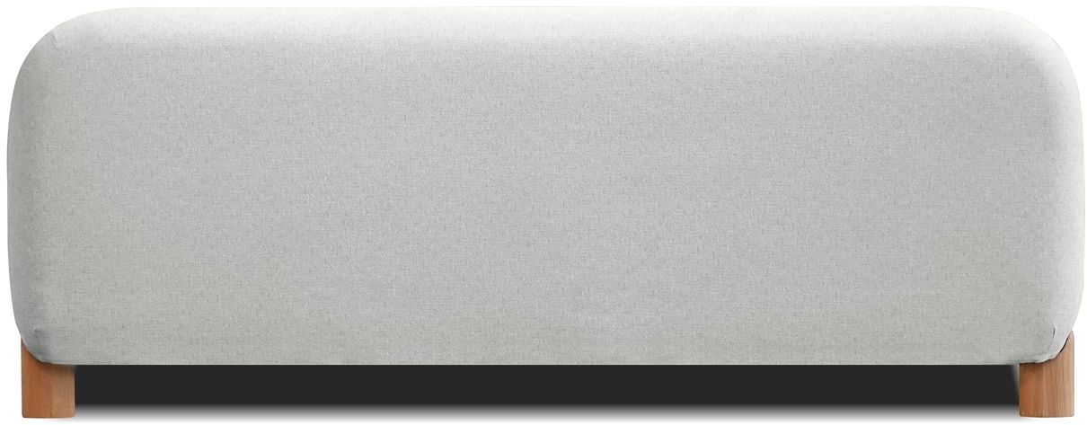 Mobital Rubble Queen Size Bed - Cream Latte, Fabric