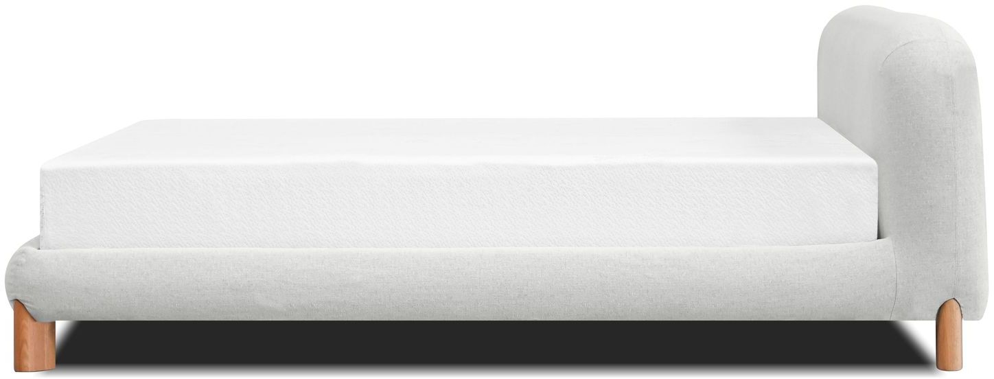 Mobital Rubble Queen Size Bed - Cream Latte, Fabric