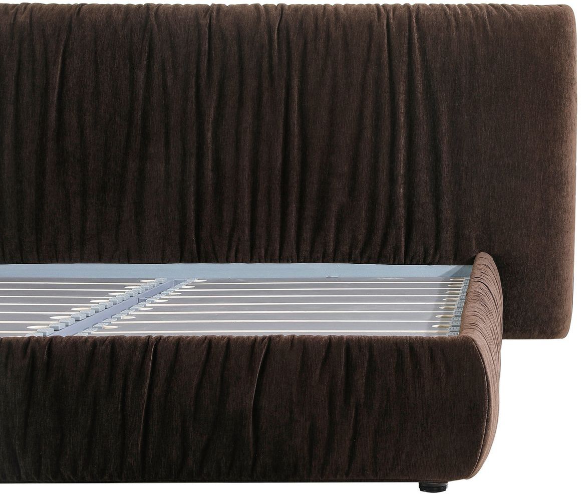 Mobital Shar Pei Queen Size Storage Bed - Coffee Bean, Fabric