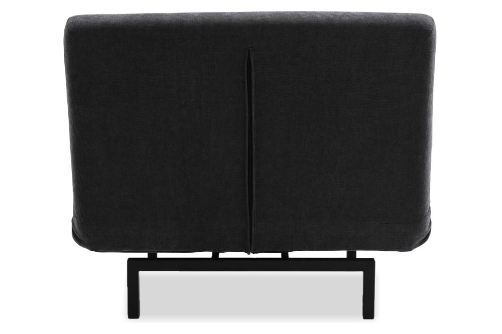 Mobital Iso Armless Solid Chair-Bed - Dusk Chenille, Fabric
