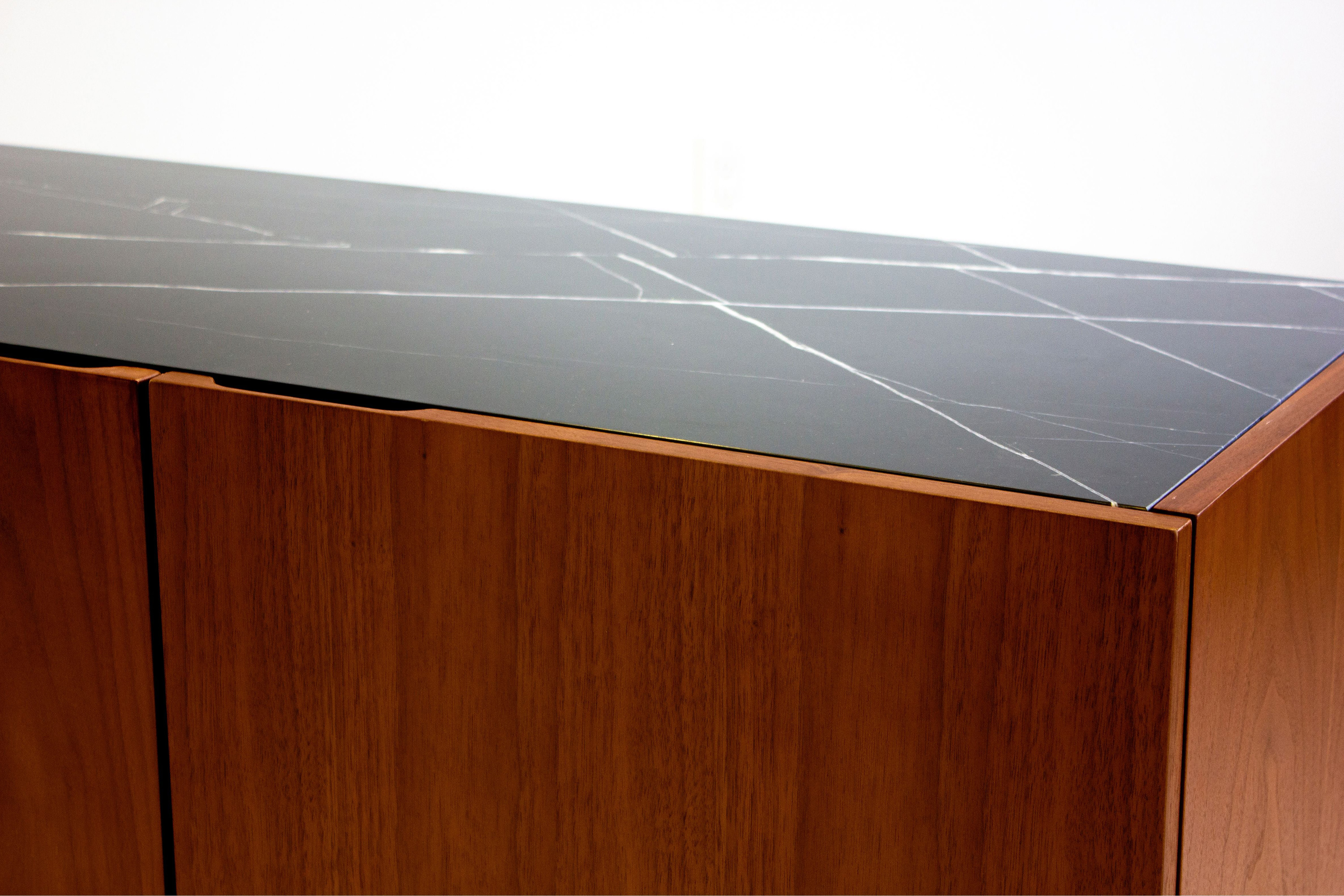 Mobital Calvin Buffet - Brown/Black, Marble