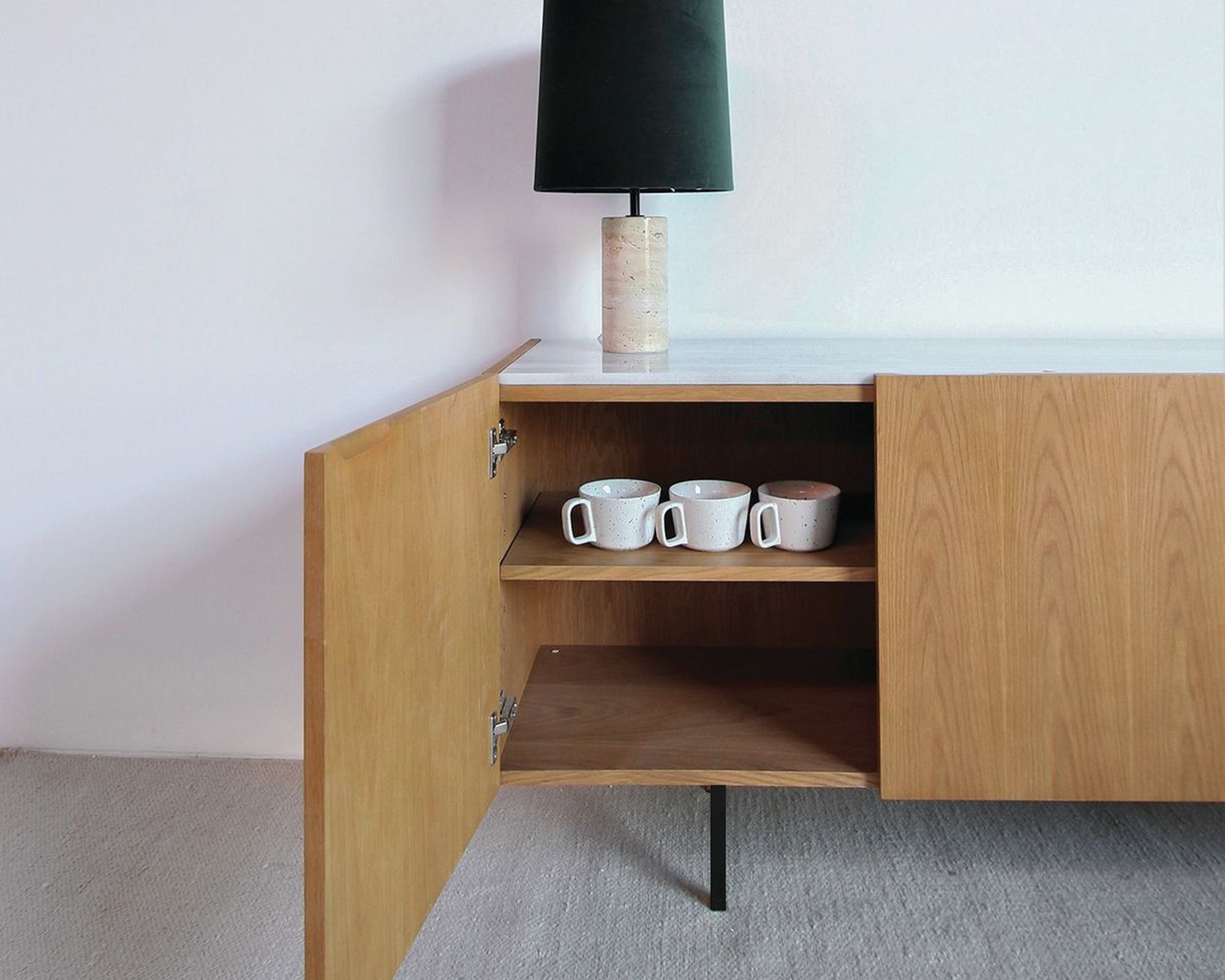 Mobital Calvin Buffet - White Oak Veneer