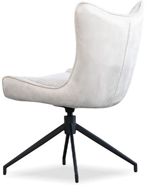 Mobital - Amalfi Swivel Dining Chair in Black