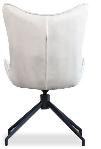 Mobital - Amalfi Swivel Dining Chair in Black