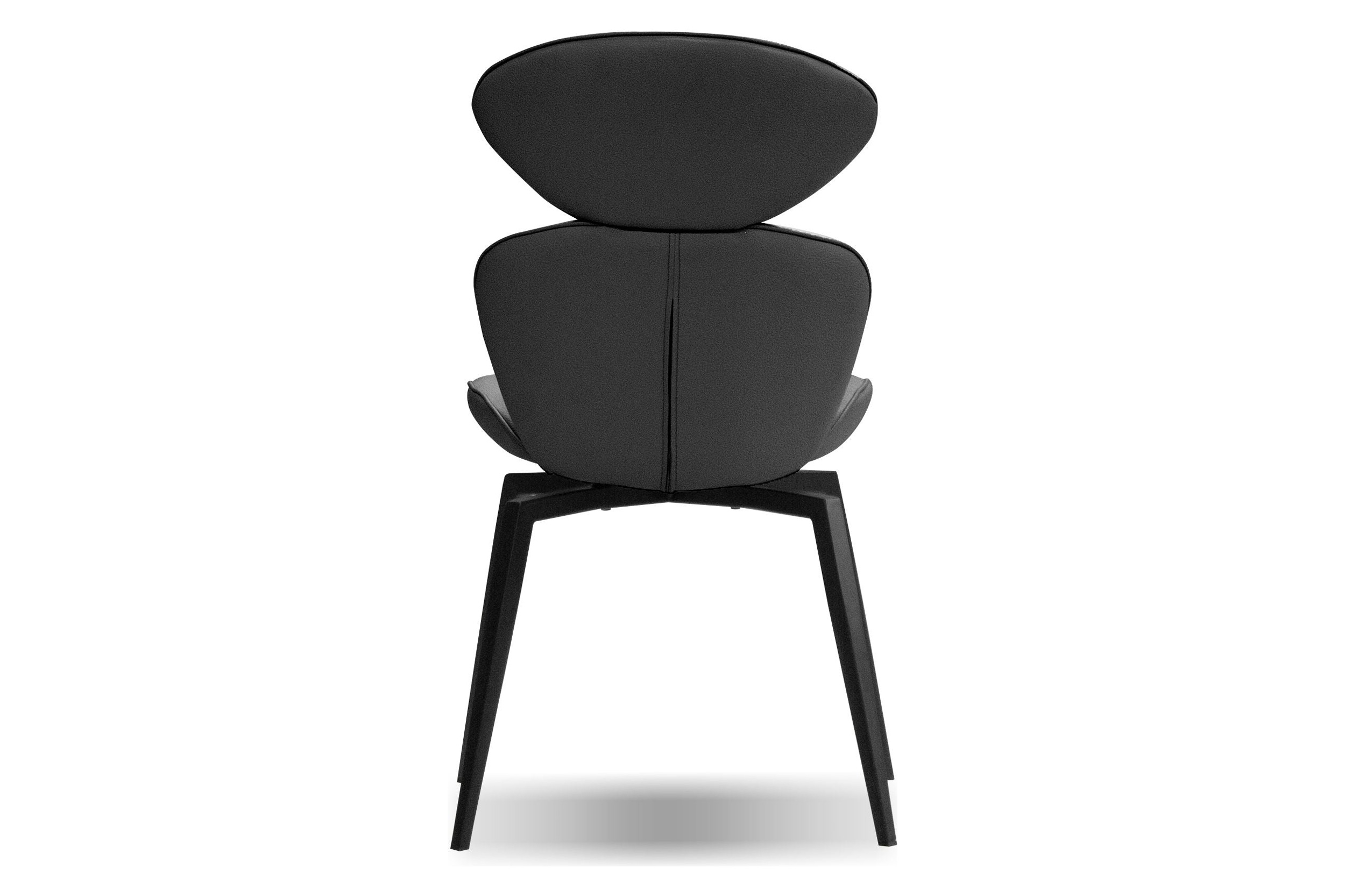 Mobital Antler Swivel Dining Chair - Slate Gray, Leather