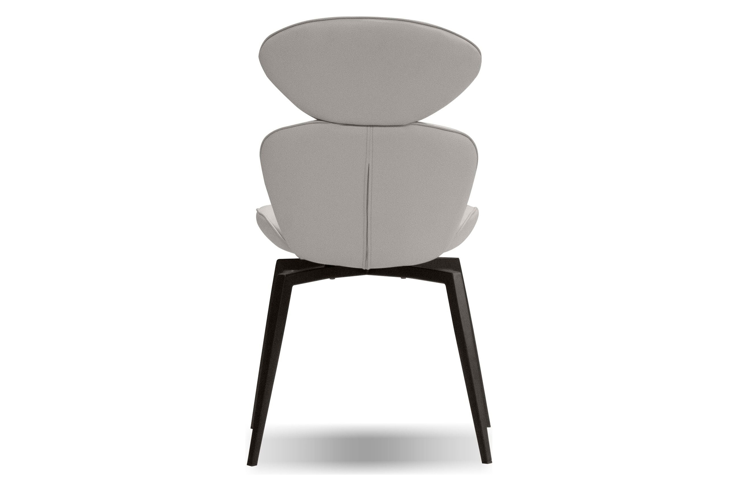 Mobital Antler Swivel Dining Chair - Light Taupe, Leather