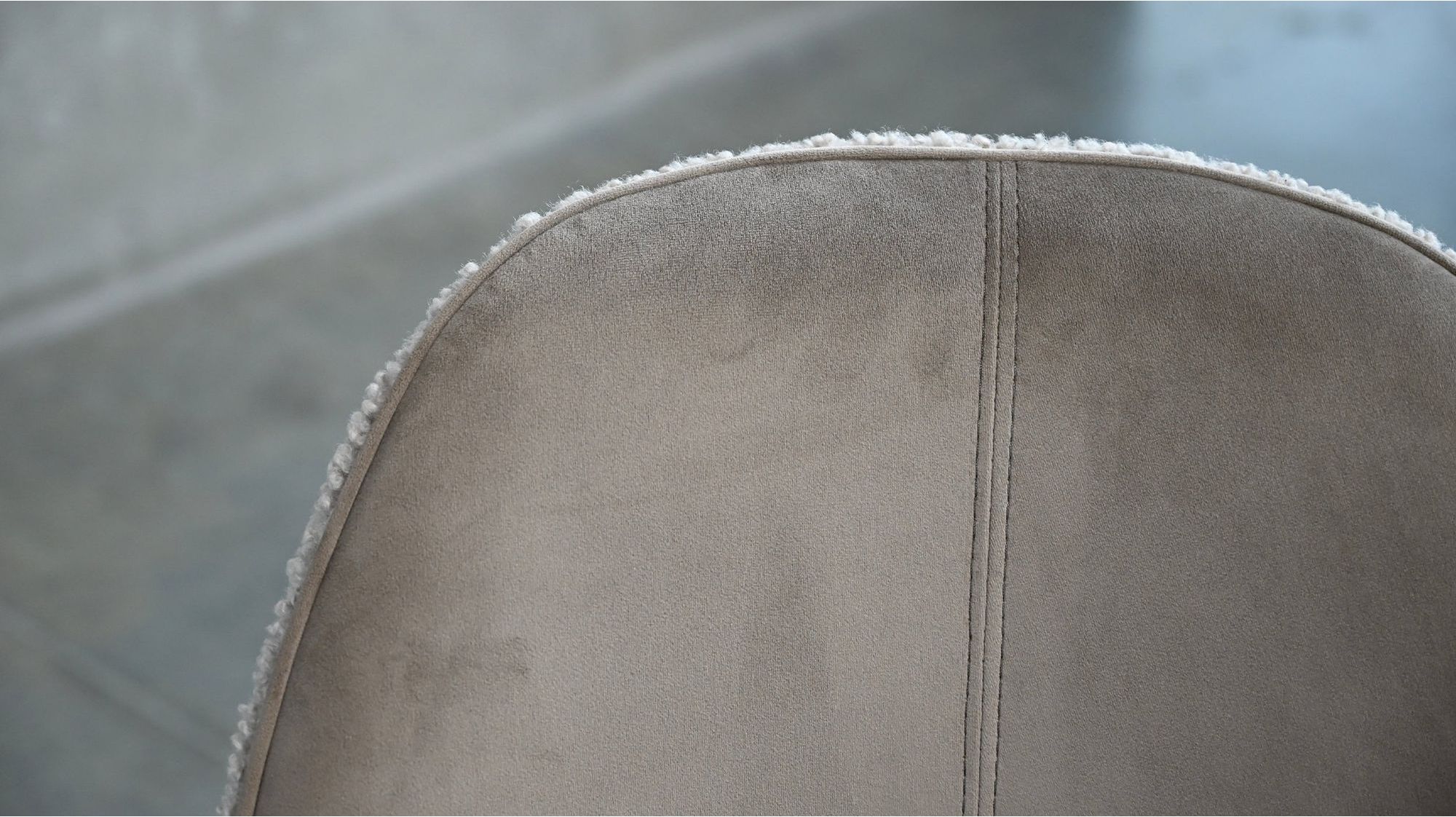 Mobital - Dolce Dining Chair in Cool Taupe, Fabric