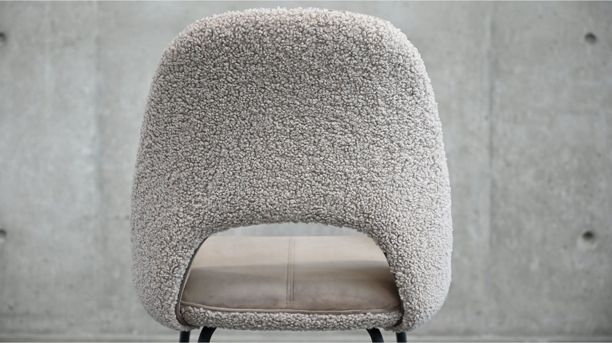 Mobital - Dolce Dining Chair in Cool Taupe, Fabric