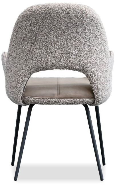 Mobital - Dolce Dining Chair in Cool Taupe, Fabric
