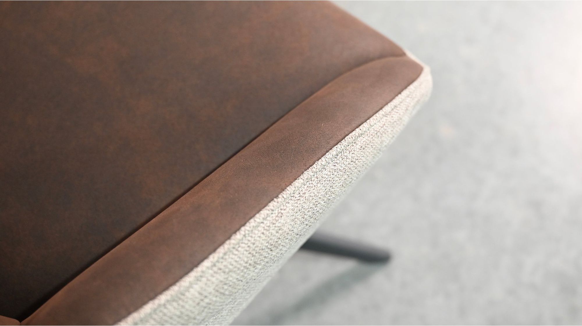 Mobital - Gian Swivel Armchair in Espresso Ultra Suede/Brunette
